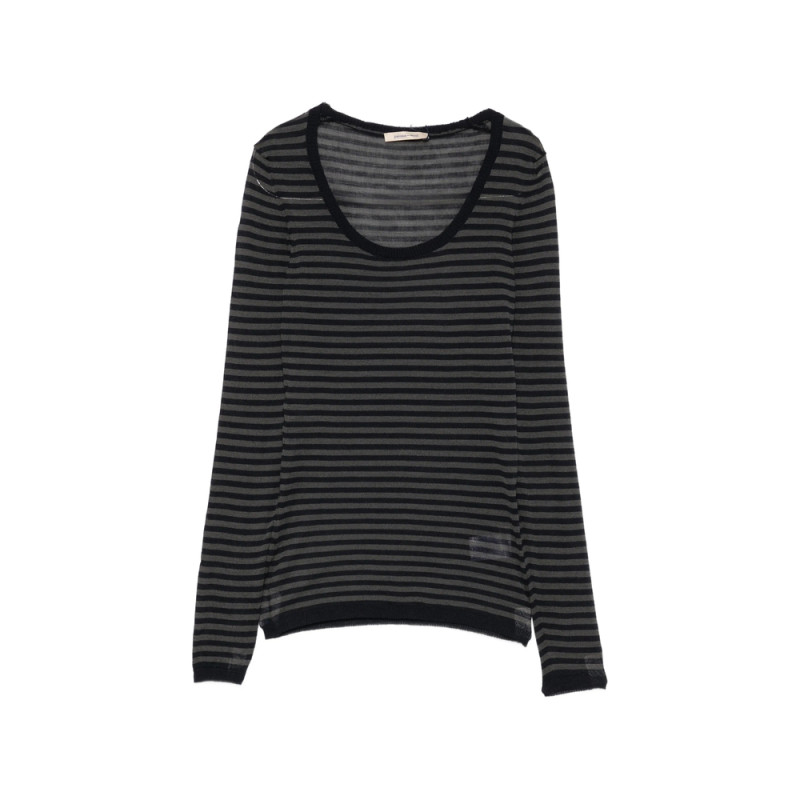 Paloma Wool Garul Striped Scoop-neck Sweater