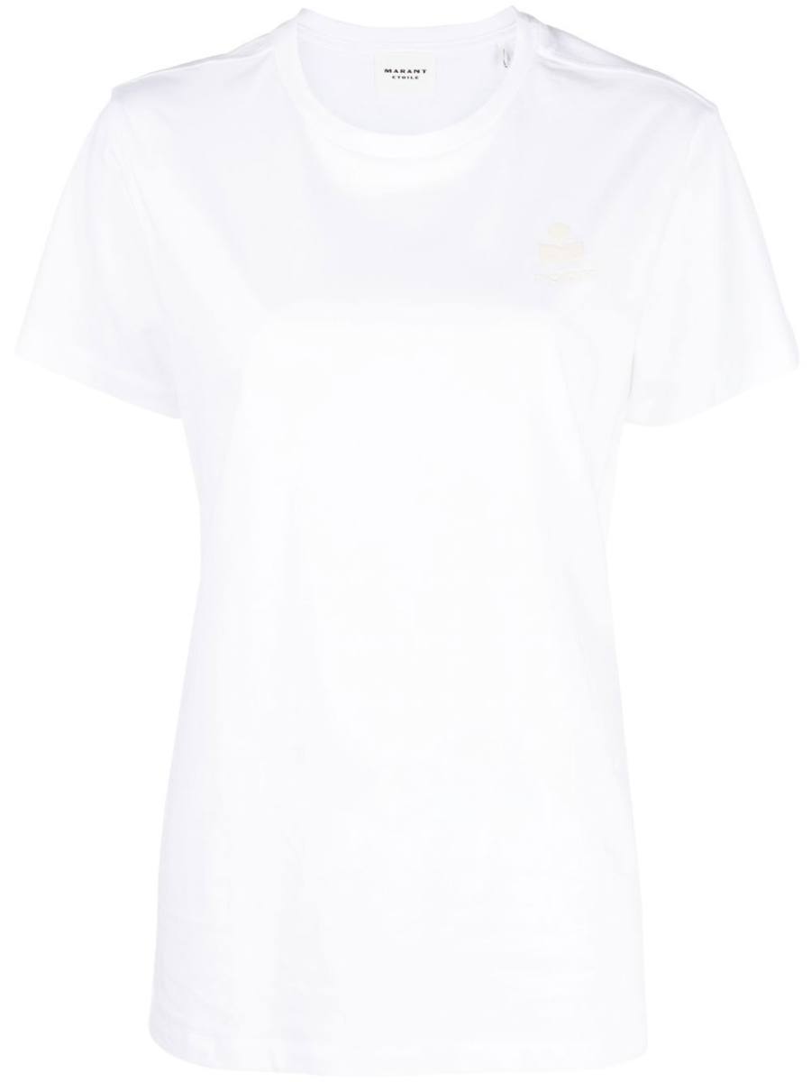 Aby logo-embroidered T-shirt
