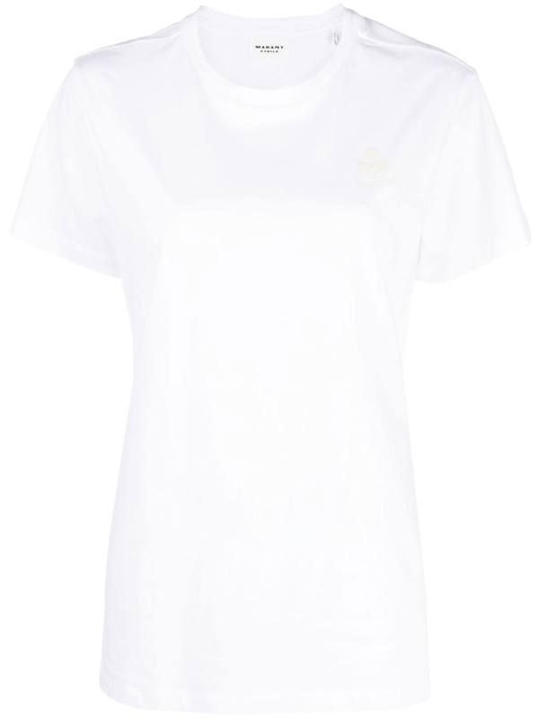 Aby logo-embroidered T-shirt