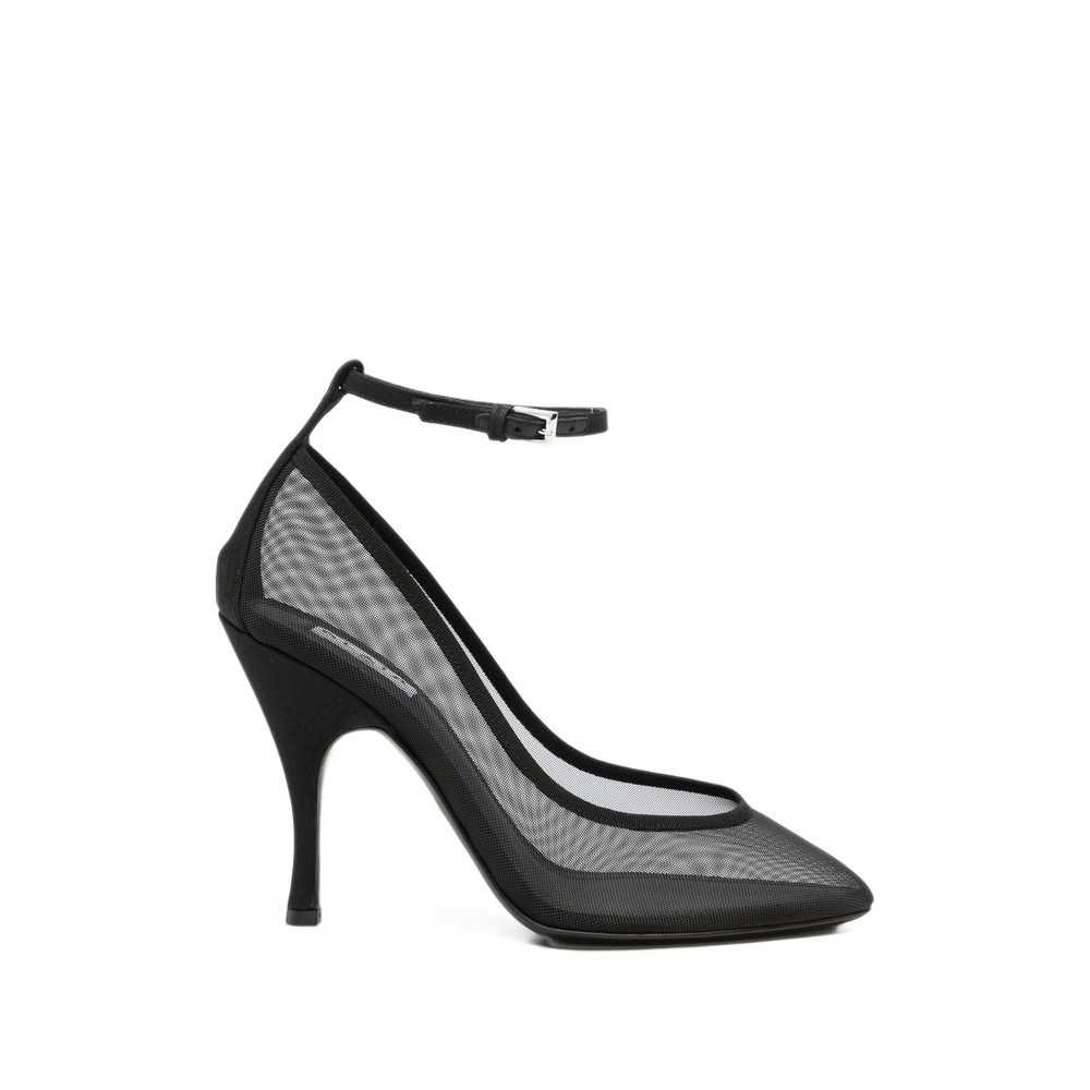 Alaïa Mesh-panel Ankle-strap Pumps