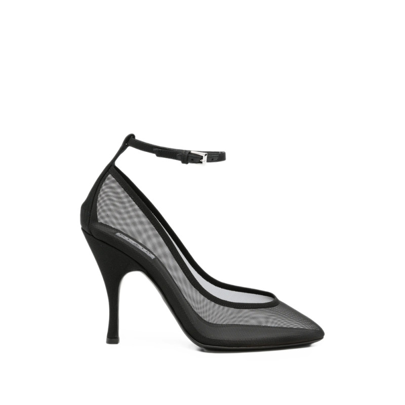 Alaïa Mesh-panel Ankle-strap Pumps