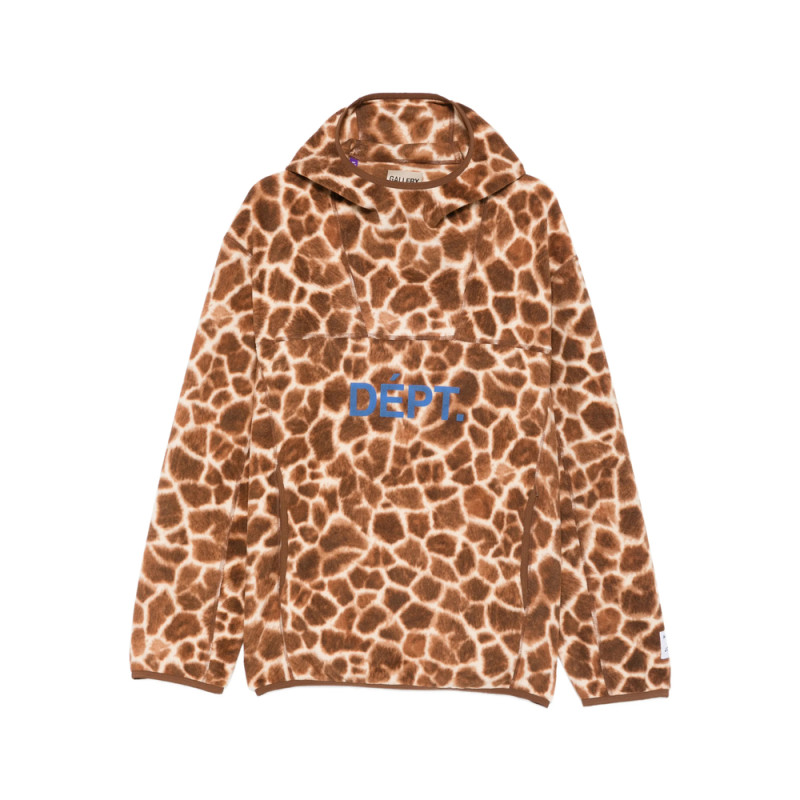 Gallery Dept. Giraffe-print Fleece Hoodie