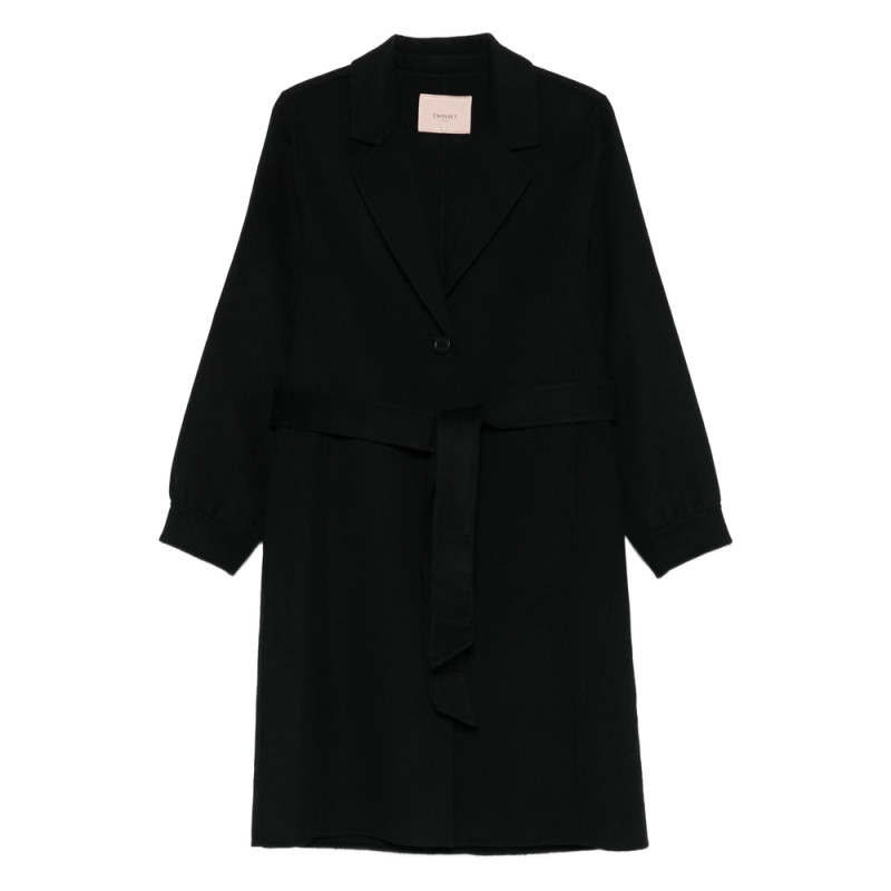 Twinset Belted Lapel Coat