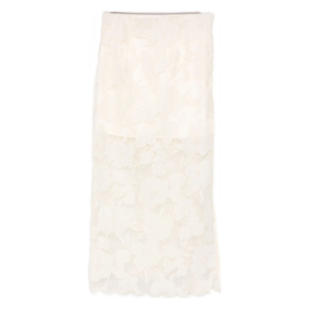 Malina Floral Scalloped Skirt
