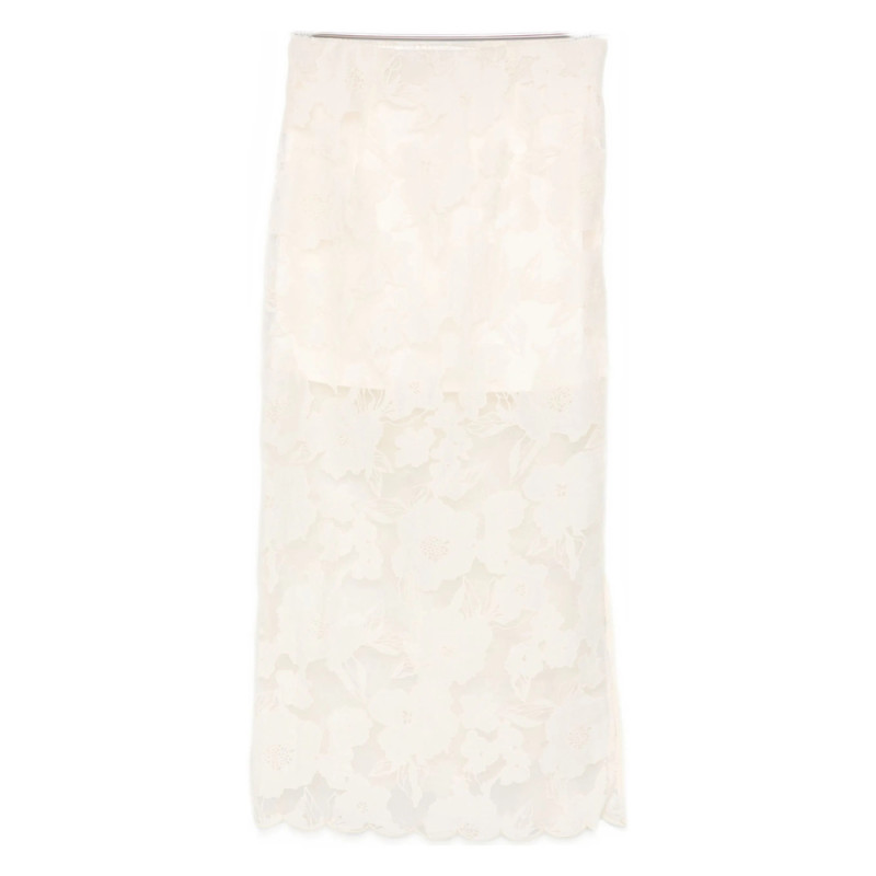 Malina Floral Scalloped Skirt