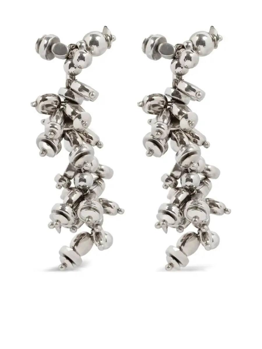 bead-embellished earrings