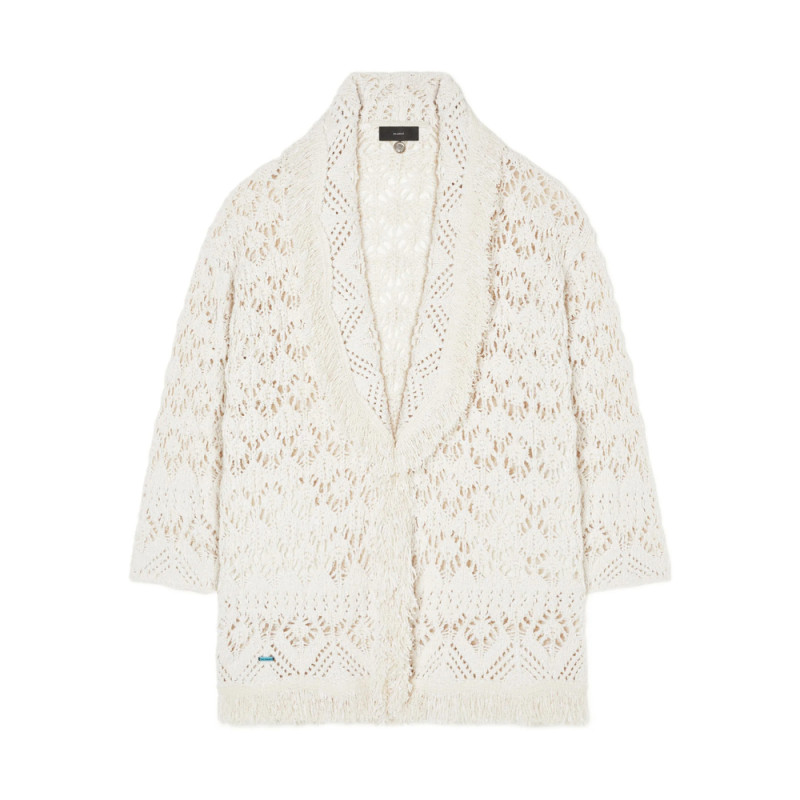 Alanui Lagoon Romance Fringed Cardigan