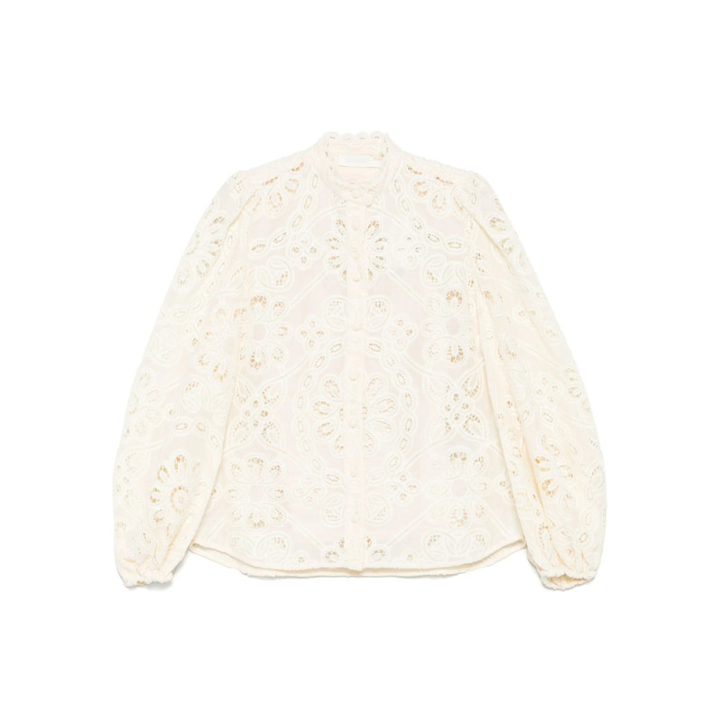Zimmermann Floral-embroidered Shirt