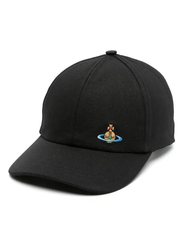 Orb-embroidered baseball cap