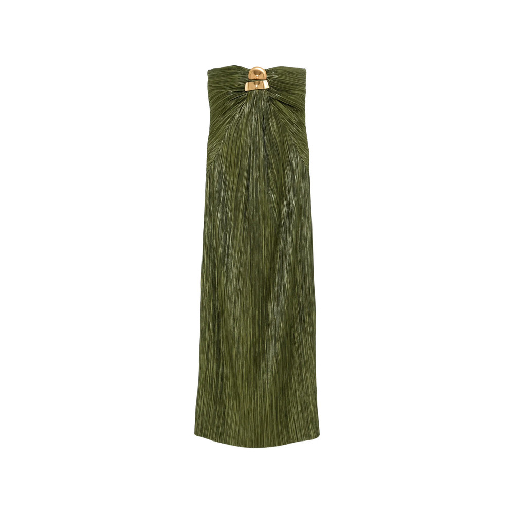 Cult Gaia Sequoia Pleated Maxi Dress