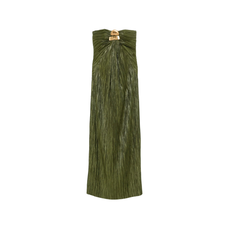 Cult Gaia Sequoia Pleated Maxi Dress