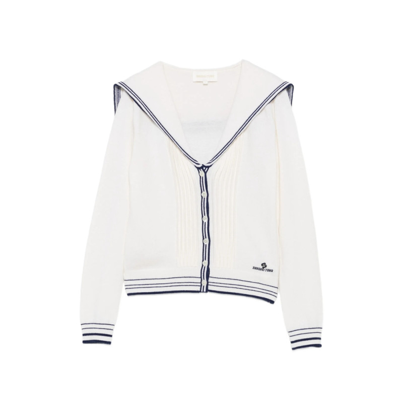 Shushu/tong Sailor-collar Cardigan