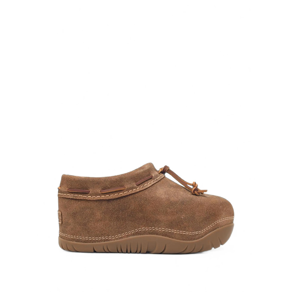 Ugg CLOG BUCKED CHESTNUT SUEDE SLIPPERS