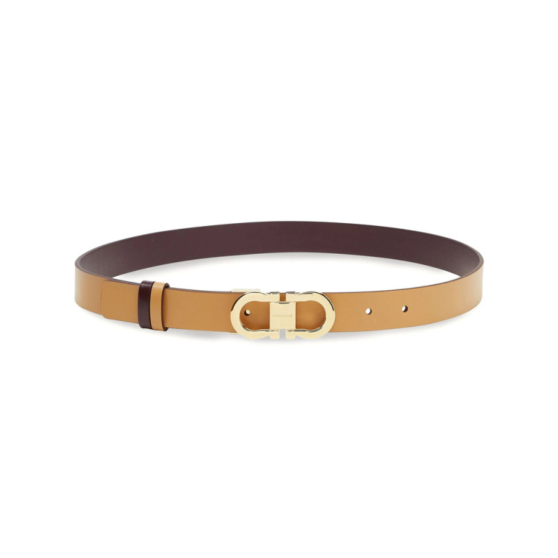 Ferragamo Gancini-buckle Reversible Leather Belt