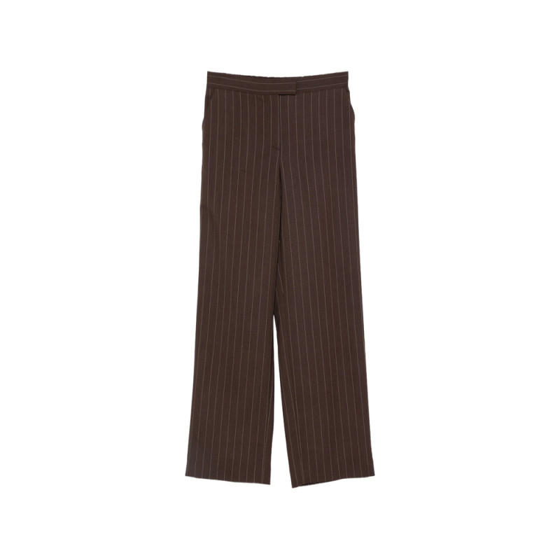 Lardini Pinstripe Wide-leg Trousers