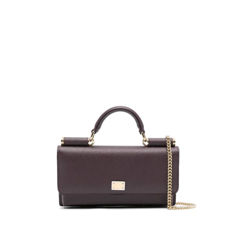Dolce & Gabbana Logo-plaque Chain-strap Phone Bag