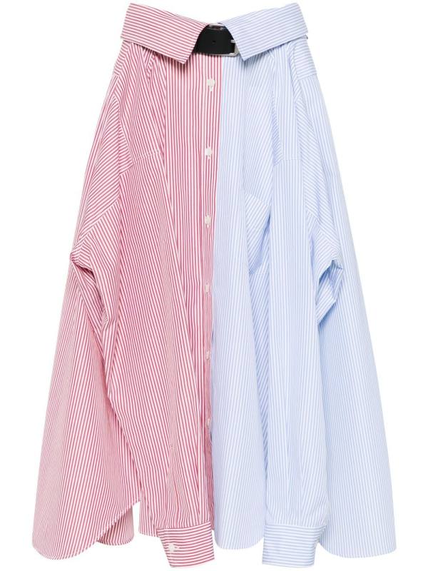 striped skirt