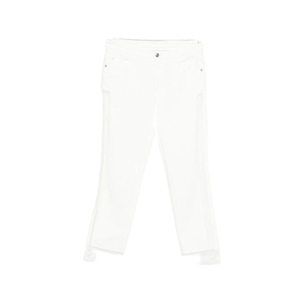 Ermanno Scervino Lace-trim Jeans