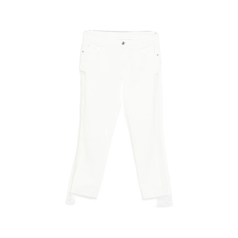 Ermanno Scervino Lace-trim Jeans