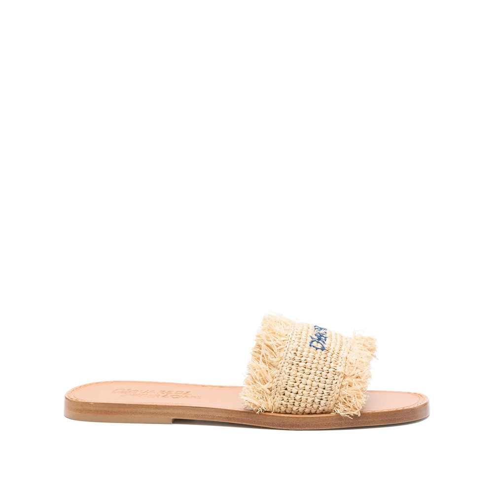 Dsquared2 Logo-embroidered Slides
