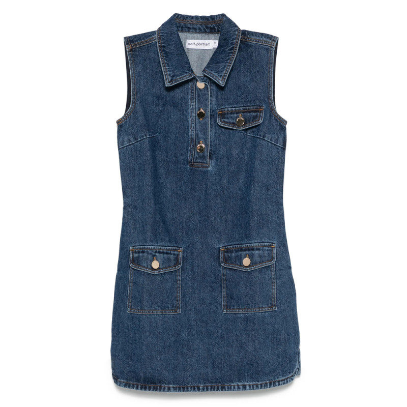 Self Portrait Denim Dress