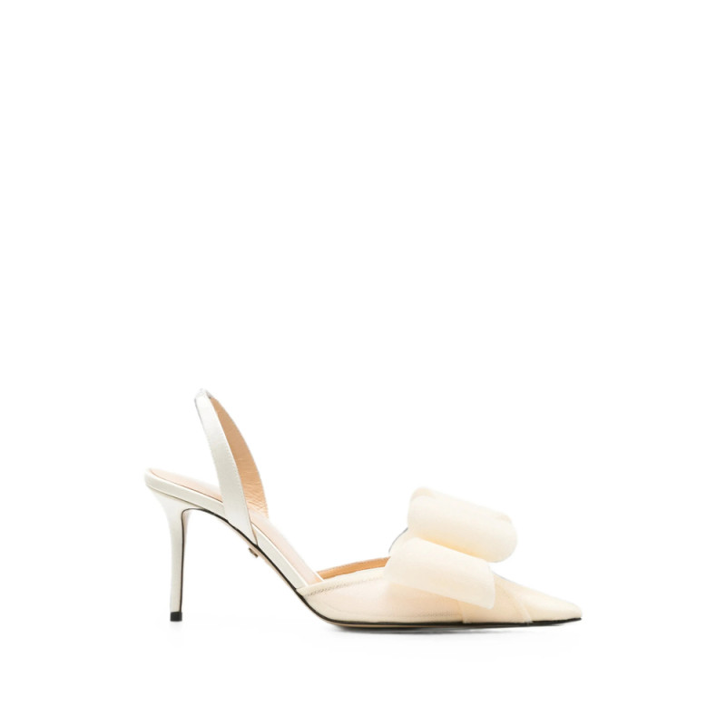 Mach & Mach Bow-detail Slingback Pumps