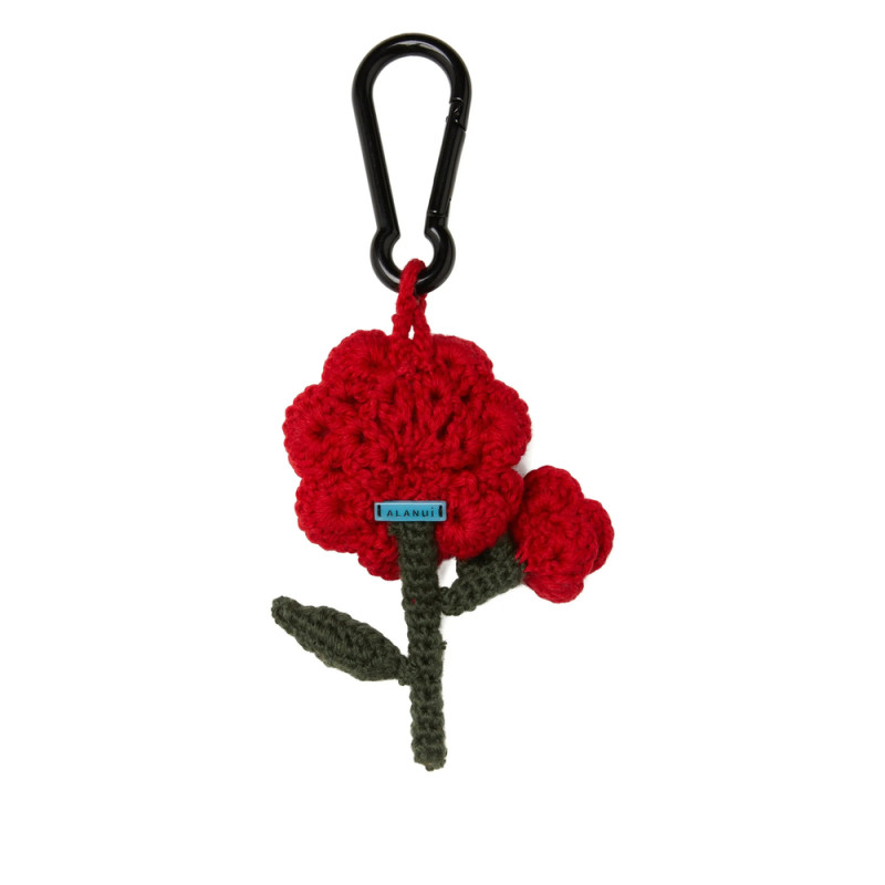 Alanui Rose Amigurumi Crochet Key Ring
