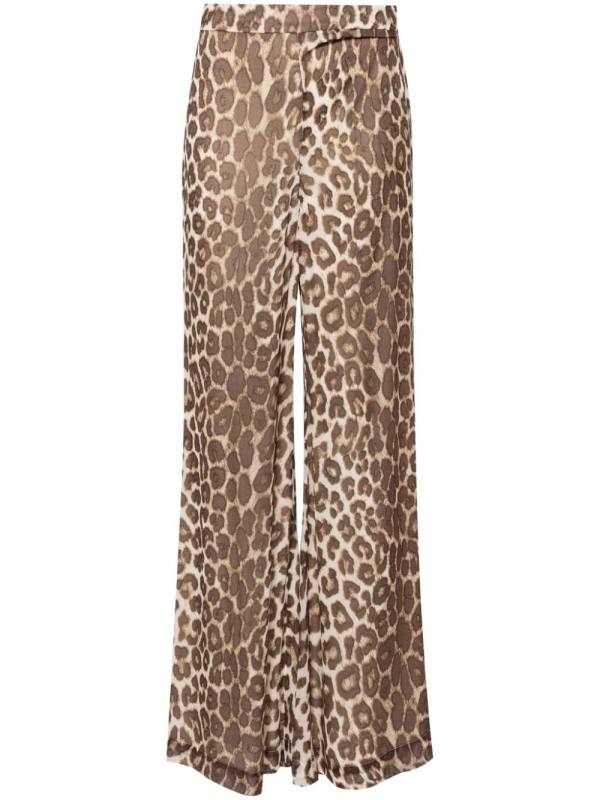 Illustration flared trousers