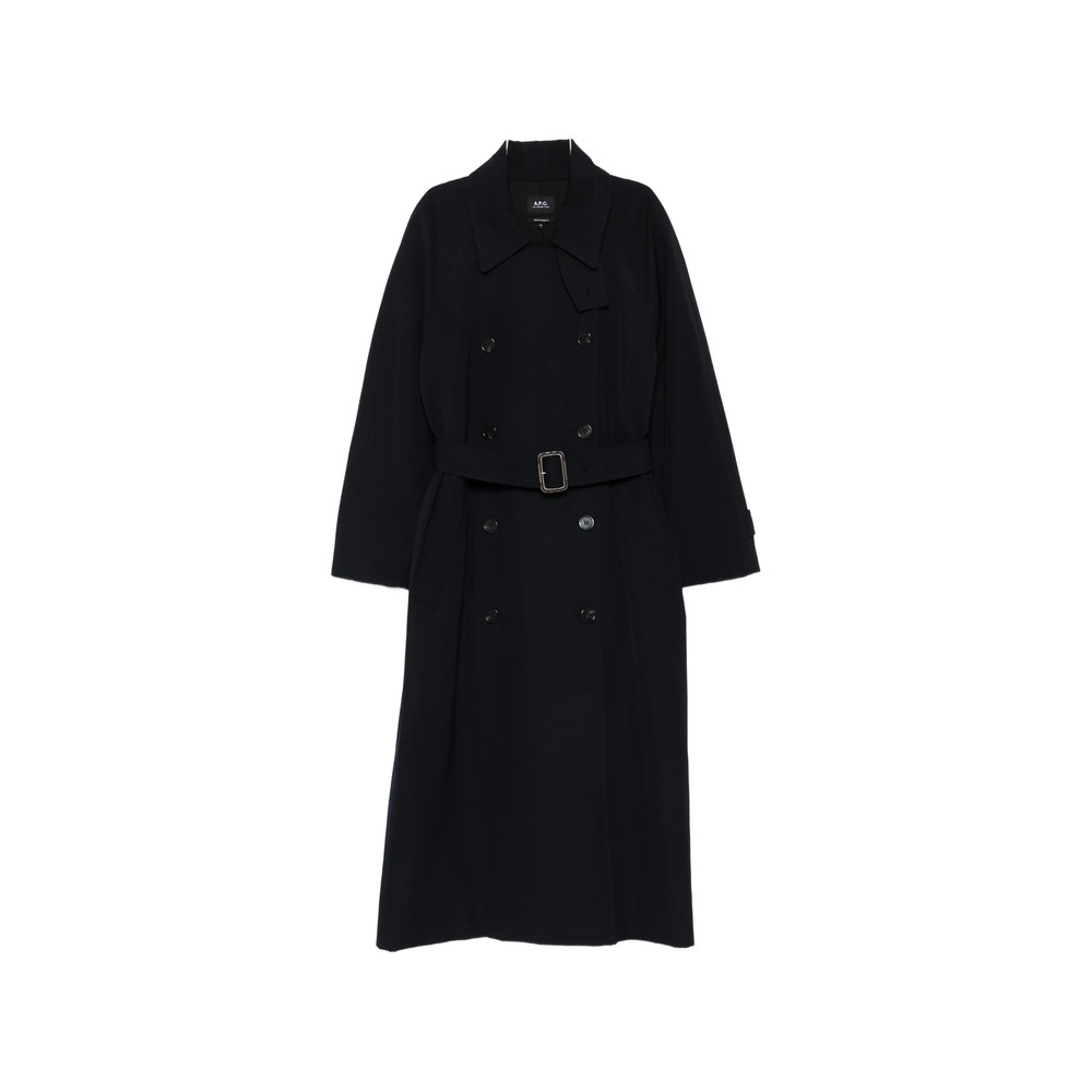 A. p.c. Belted Double-breasted Trench Coat