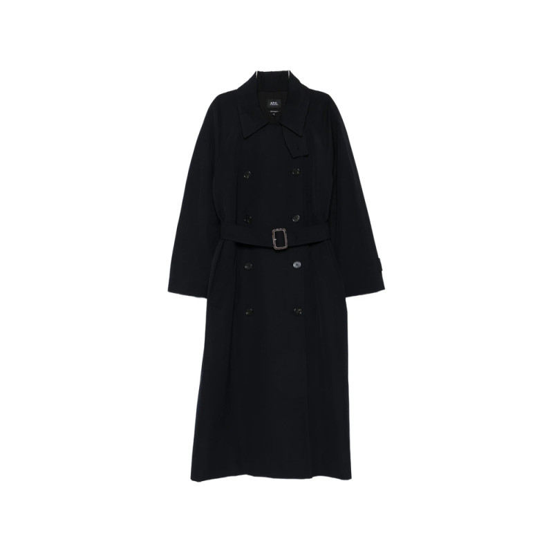A. p.c. Belted Double-breasted Trench Coat