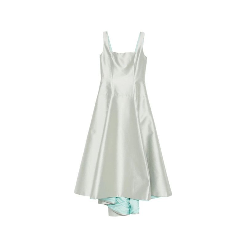 Fely Campo Square-neck Midi Dress