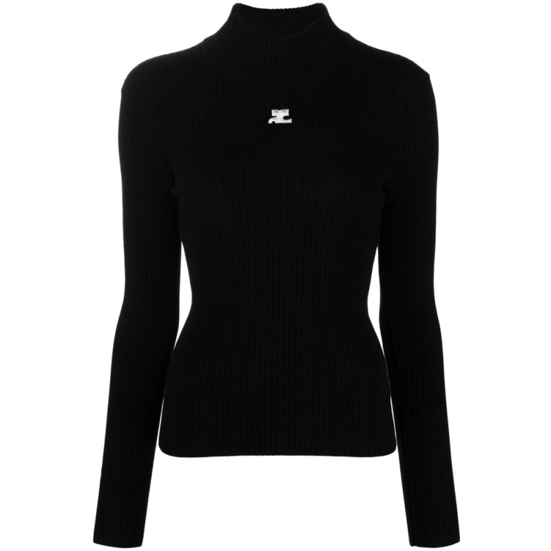 Courrèges Reedition Ribbed Sweater