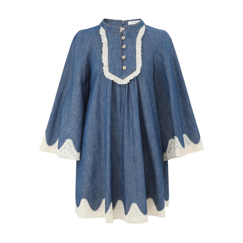 Zimmermann Lace-trim Mini Dress