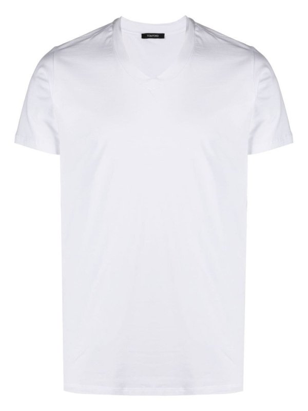 V-neck short-sleeved T-shirt