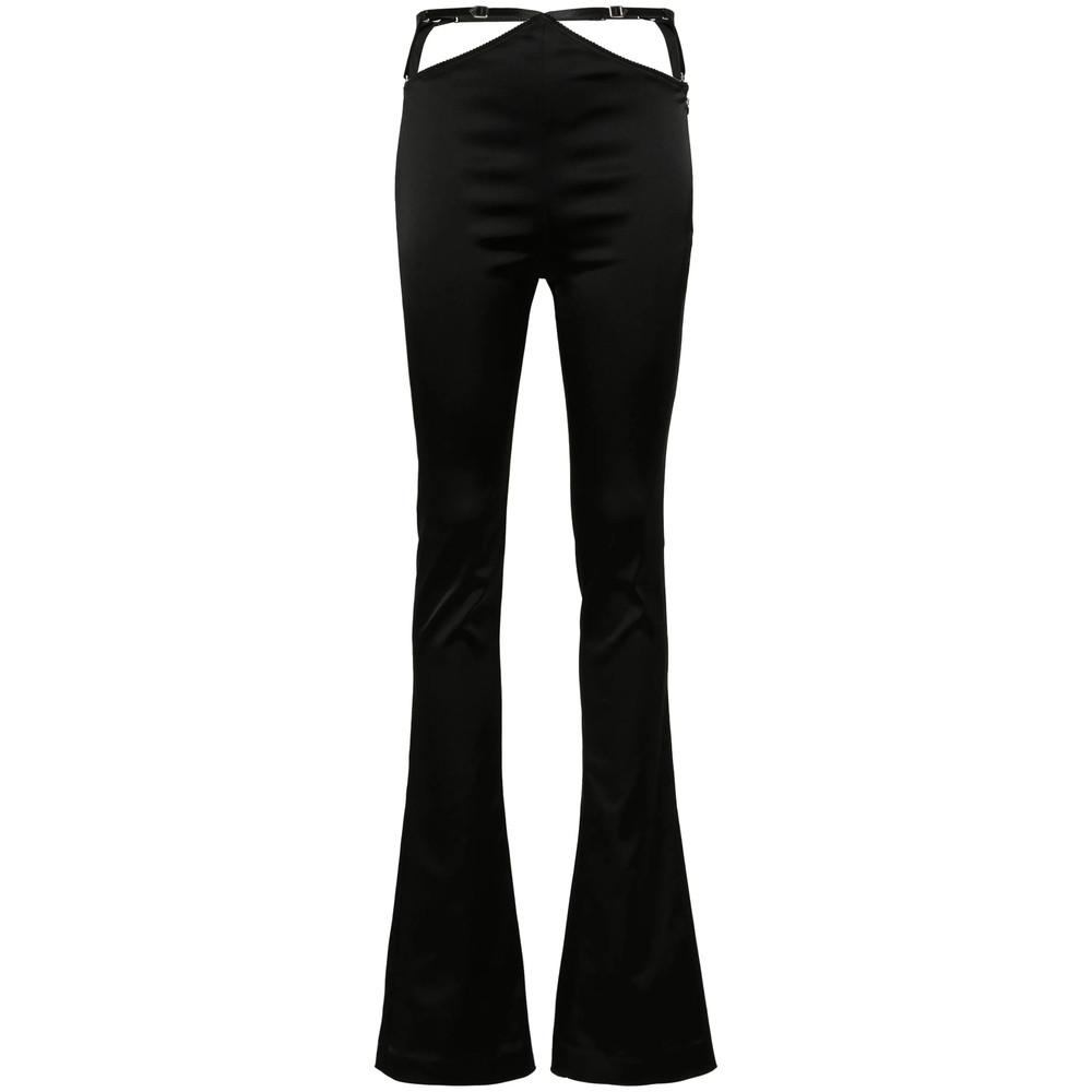 The Attico Cut-out Flared Trousers