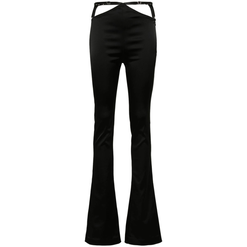 The Attico Cut-out Flared Trousers