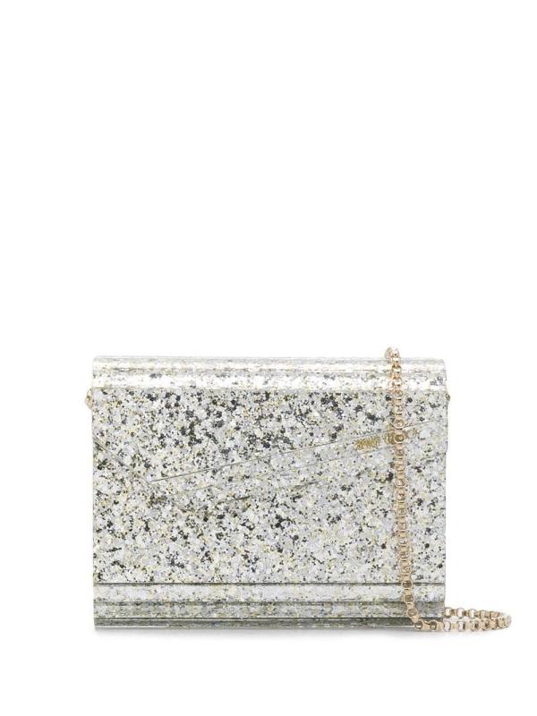 mini Candy glitter clutch bag