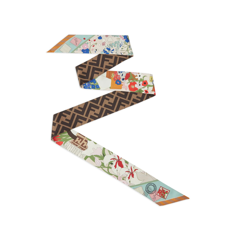 Fendi Wrappy Floral-print Scarf