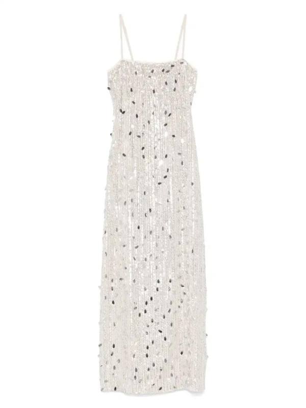 sequin-embellished maxi dress