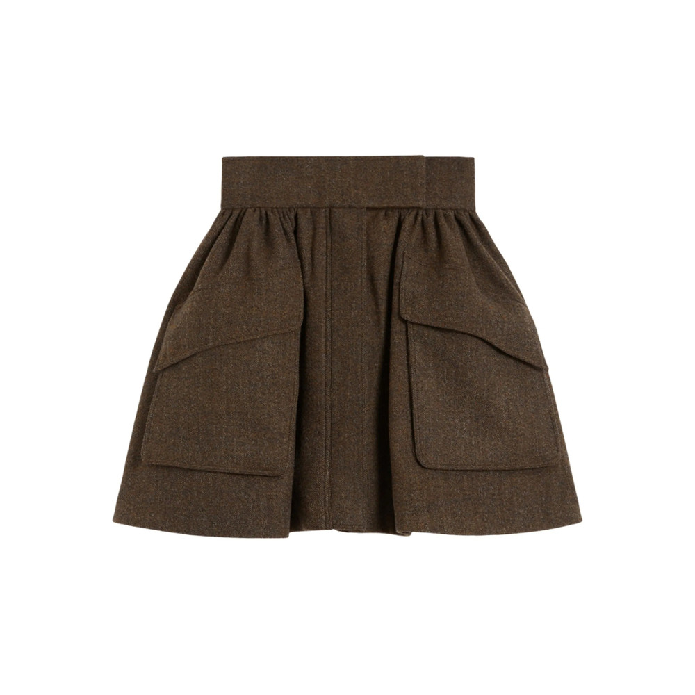 Max Mara Bernini1234 Flap-pocket Skirt