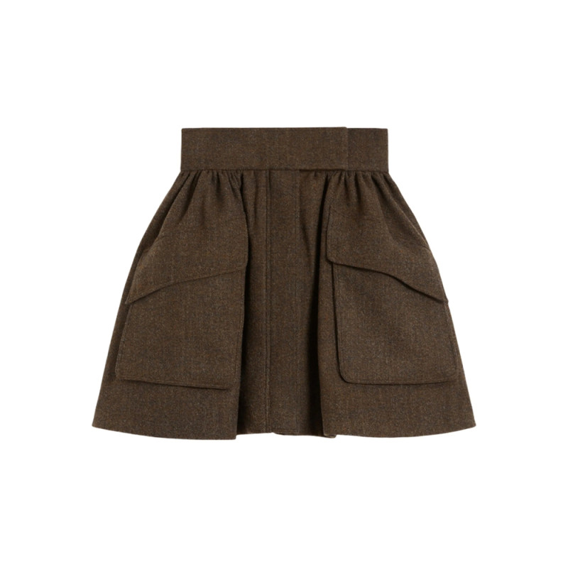 Max Mara Bernini1234 Flap-pocket Skirt