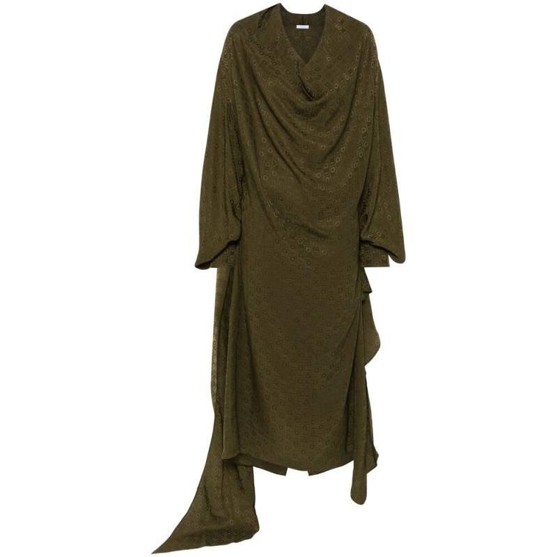 Ferragamo Monogram Silk Dress