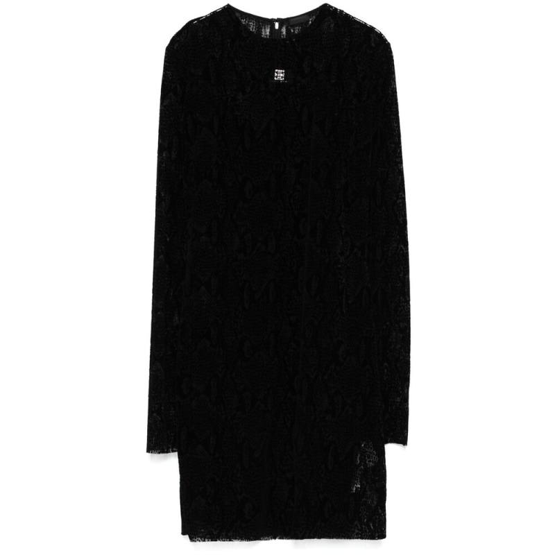 Givenchy Flocked Mini Dress