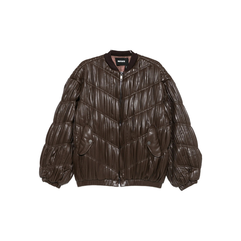 Rotate Pleated Bomber Jacket