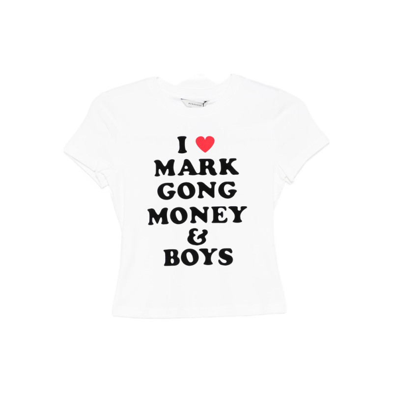 Markgong Slogan-print T-shirt