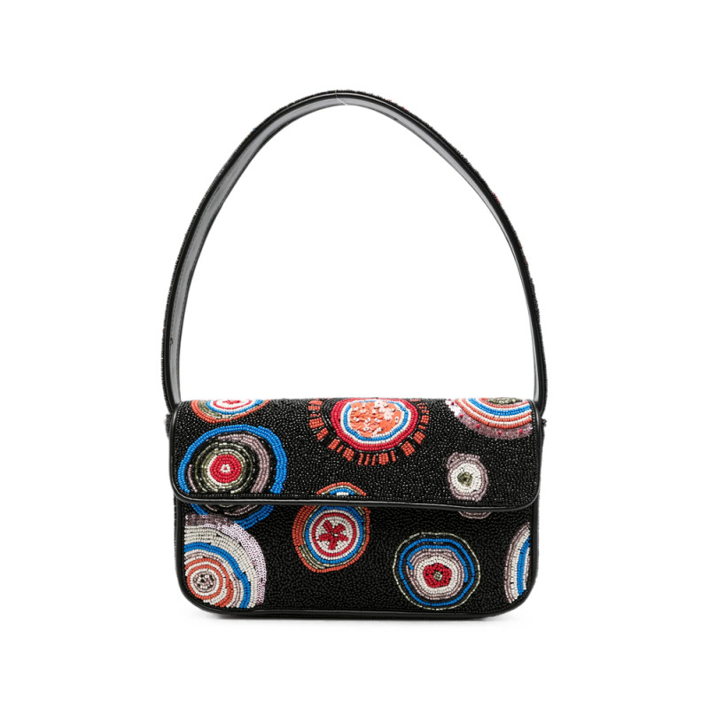 Staud Tommy Bead-embellished Shoulder Bag