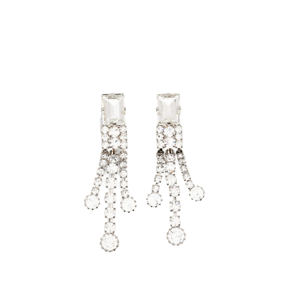 Alessandra Rich Crystal Embellished Earrings