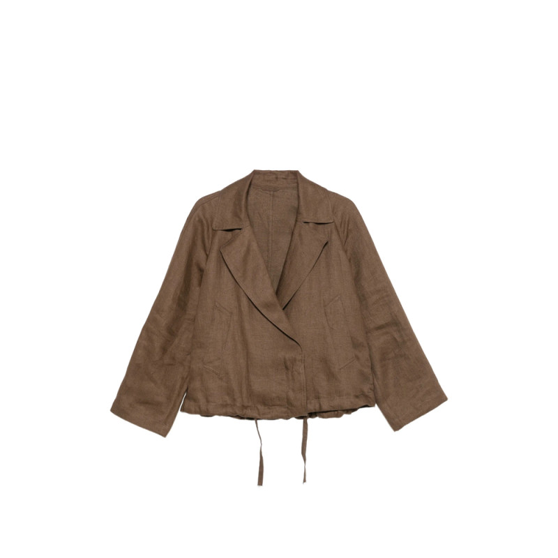 Brunello Cucinelli Drawstring-hem Notch-lapels Jacket