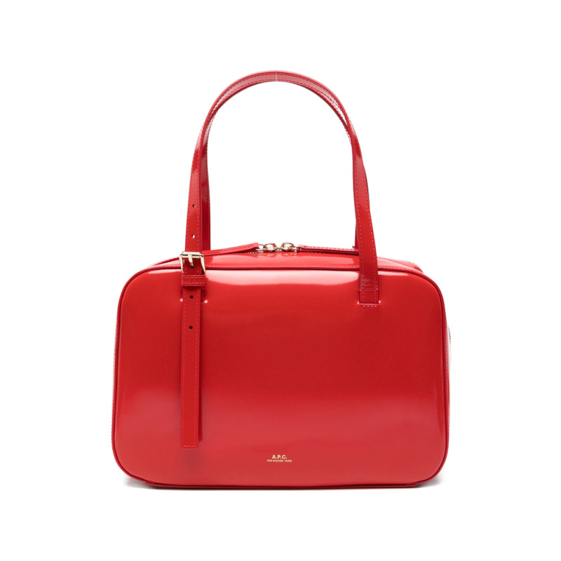 A. p.c. Patent-finish Buckle-detail Tote Bag