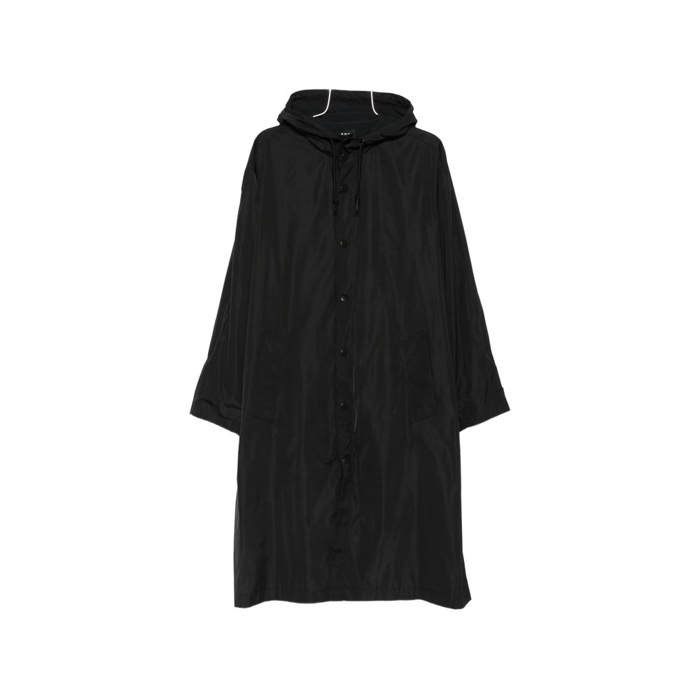 A. p.c. Logo-print Hooded Oversized Jacket